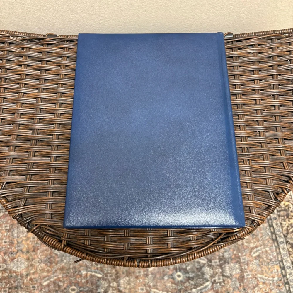 Sears Roebuck 100th Anniversary Leather-Look Book - Navy & Gold